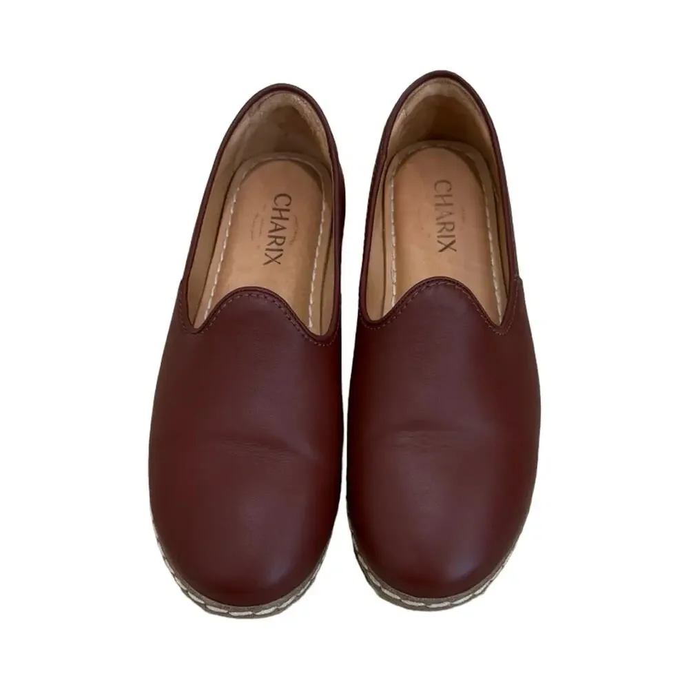 Charix Bordeaux Slip-On Loafers
